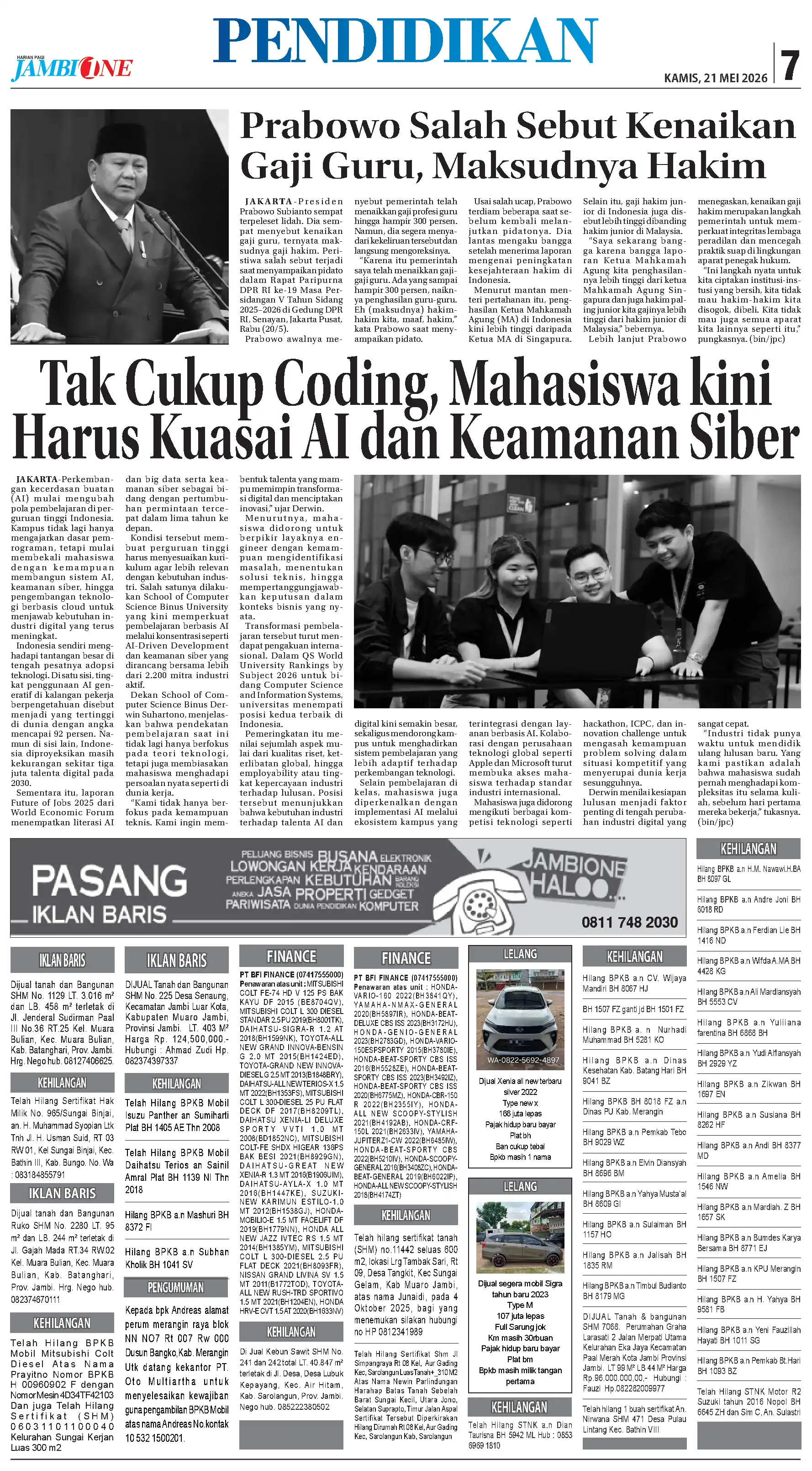 Halaman Koran